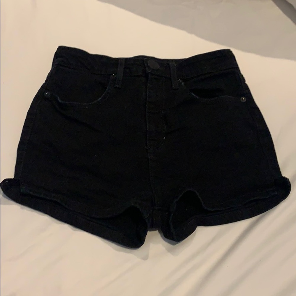 BDG urban outfitters black denim shorts
